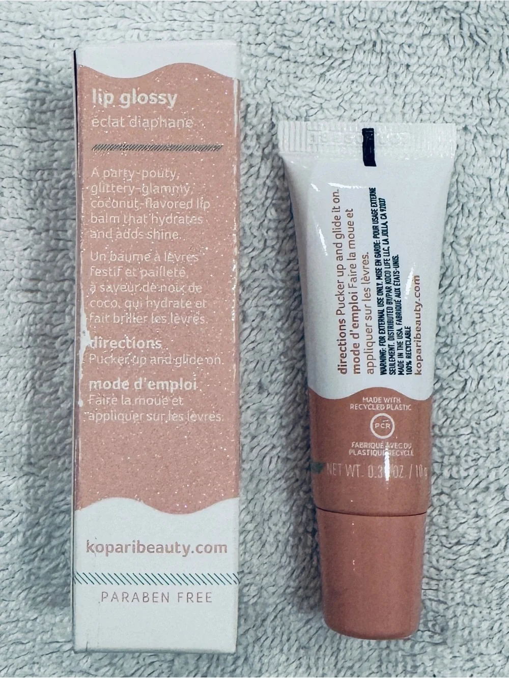 Kopari Moisturizing Lip Glossy in Birthday Suit 10g BRAND NEW IN BOX